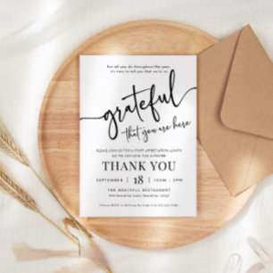 感謝の招待状、感謝のためにあなた招待状 招待状