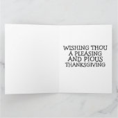 感謝の挨拶おもしろいカード カード (内部)