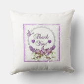 感謝の挨拶：ありがとうフローラ枕 クッション (裏面)