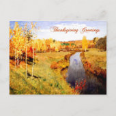 感謝の挨拶。ファインアート ポストカード (正面)