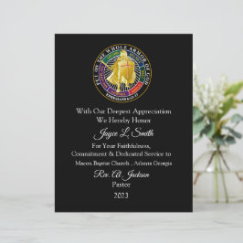 感謝の教会証明書