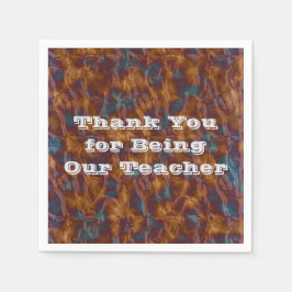 感謝の教室先生 スタンダードカクテルナプキン