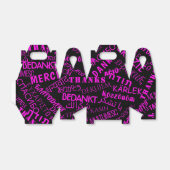 感謝の文字お気に入りボックス数々の言語の単語 フェイバーボックス (折り畳みなし)