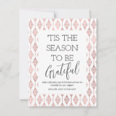 感謝の日が来る季節企業のだ ノートカード (正面)