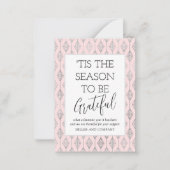 感謝の日が来る季節企業のだ ノートカード (正面)