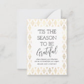 感謝の日が来る季節企業のだ ノートカード (正面)