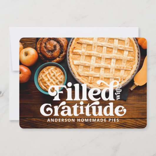 感謝の日でいっぱいのハッピーサンクスギビング (正面)