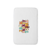 感謝の日に七面鳥を私に話おもしろいす バスマット (正面縦)