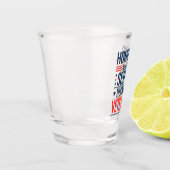 感謝の日に仕えたすべての名誉退役軍人 ショットグラス (左)