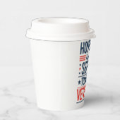 感謝の日に仕えたすべての名誉退役軍人 紙コップ (右)