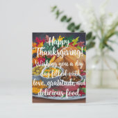 感謝の日の愛と感謝 シーズンポストカード (スタンド正面)