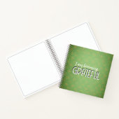 感謝の日の日誌になる ノートブック (内部)