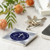 感謝の日の贈りパーソナライズされた物 キーホルダー (側面)