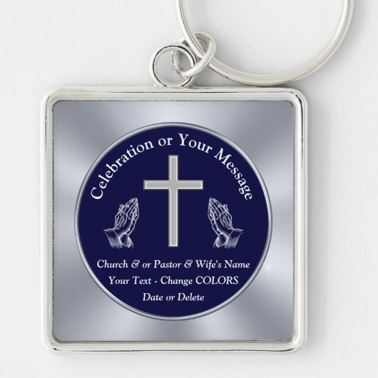 感謝の日の贈りパーソナライズされた物 キーホルダー (正面)