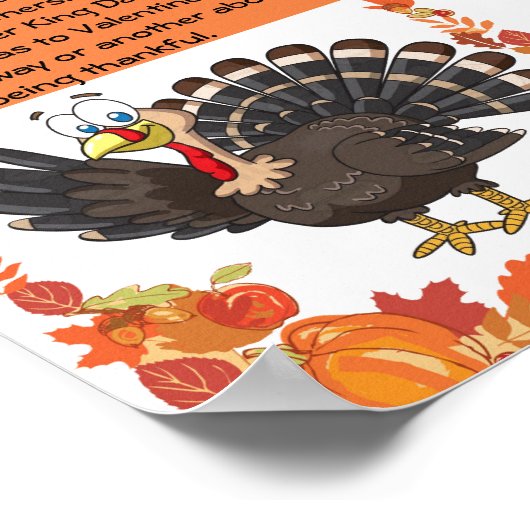 感謝の日引用文感謝と感謝 ポスター (角)