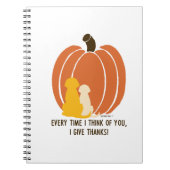 感謝の日誌子供へまたは愛犬家 ノートブック (正面)