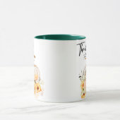 感謝の時間、感謝のカボチャマグ マグカップ (中央)