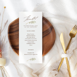 感謝の書道と葉感謝の言葉 メニュー