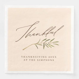 感謝の書道と離れ家族感謝祭