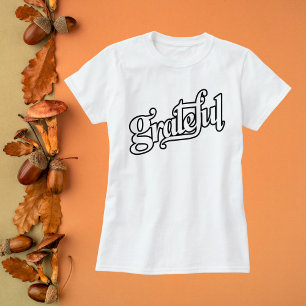 感謝の書道 Tシャツ
