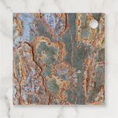 感謝の木の素朴樹皮抽象芸術感謝 フェイバータグ (裏面)