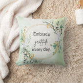 感謝の枕を抱く クッション (ブランケット)