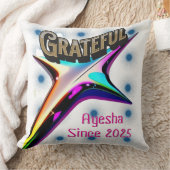 感謝の枕感動的 – マインドフルネス装飾 クッション (ブランケット)