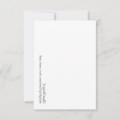 感謝の死んだカラベラ文房具カード サンキューカード (裏面)