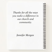 感謝の気持ちありがとうギフト ノートブック (裏面)