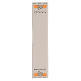 感謝の気持ちあ賛美る家族が一緒に ショートテーブルランナー