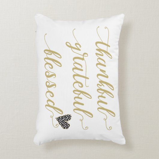 感謝の気持ちあ賛美る感謝の休暇 アクセントクッション (正面(垂直))