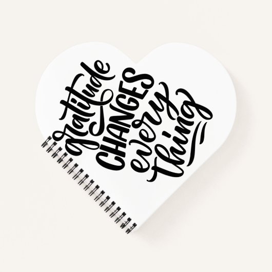 感謝の気持ちがすべてを変える ノートブック (正面)