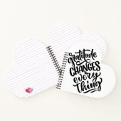 感謝の気持ちがすべてを変える ノートブック (内部)