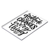 感謝の気持ちがすべてを変える ノートブック (左側)