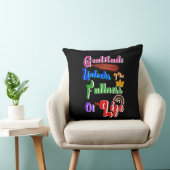 感謝の気持ちが人生の豊かさを解き放つ クッション (椅子)