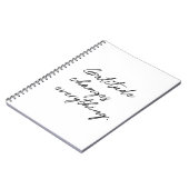 感謝の気持ちが全てを変える。 ノートブック (左側)