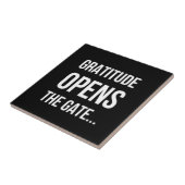 感謝の気持ちが門の引用文を開感動的く タイル (側面)