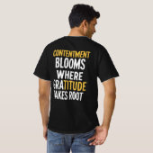 感謝の気持ちが高まる Tシャツ (裏面フル)