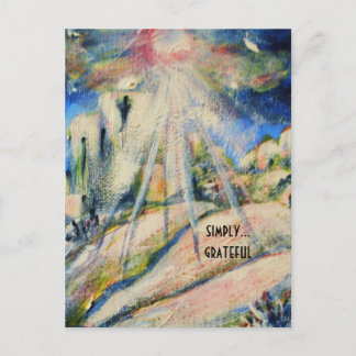 「感謝の気持ちだけで感動的す」はがき ポストカード