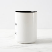 感謝の気持ちだ ツートーンマグカップ (中央)