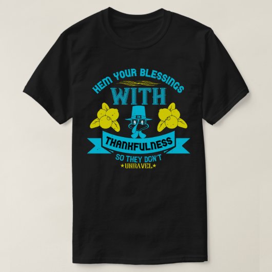 感謝の気持ちであなたの恵みをthangling tシャツ (デザイン正面)
