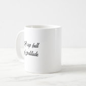 感謝の気持ちでいっぱいのカップ コーヒーマグカップ (正面左)
