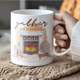 感謝の気持ちでいっぱいの集まり コーヒーマグカップ