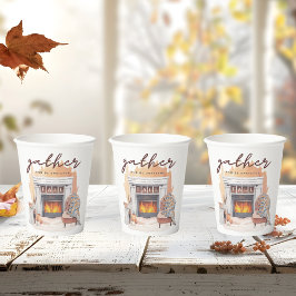 感謝の気持ちでいっぱいの集まり 紙コップ