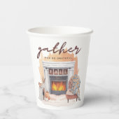 感謝の気持ちでいっぱいの集まり 紙コップ (裏面)