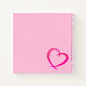 感謝の気持ちで一日をスタートするハート ノートブック (裏面)