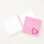 感謝の気持ちで一日をスタートするハート ノートブック (内部)