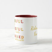 感謝の気持ちで大切にした感謝の友人 マグカップ (中央)