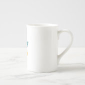 感謝の気持ちで毎日をスタート – 専門ハート ボーンチャイナマグカップ (右)
