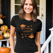 感謝の気持ちで満たされた秋の紅葉 Tシャツ